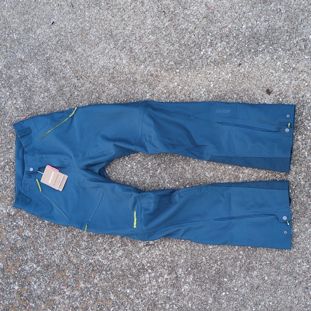 Patagonia Upstride Pants Crater Blue Men Small Backcountry Ski Pants